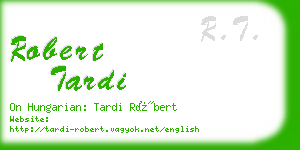 robert tardi business card